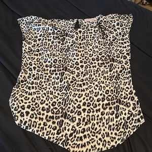 3 for $15 Cheetah print philosophy blouse